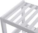Shoe Rack – Bamboo – White – 3 Levels for 12 Pairs of Shoes