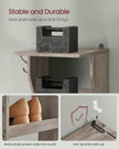 Shoe Rack – Metal and Wood – Heather Greige – 7-Tier Design for Small Spaces