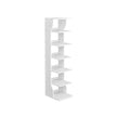 Shoe Rack – Engineered Wood – Neutral Color – 6-Tier Narrow Design for Small Spaces