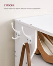 Shoe Rack – Engineered Wood – Neutral Color – 6-Tier Narrow Design for Small Spaces