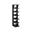 Slim Shoe Rack – Metal – Black – 6-Tier Storage for Small Spaces