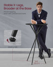 Round Cocktail Table – Metal – Ink Black and Matte Black – Modern Design
