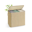 Laundry Basket – Bamboo – Natural – 170 L Capacity with Removable Liner and Lid