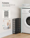 Collapsible Laundry Basket – Metal Wire Frame – 50L – Removable and Washable Liner