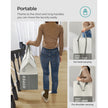 Set of 2 Large Laundry Baskets – Fabric – Dark Grey – Freestanding with 2 Compartments