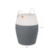 Laundry Basket – Cotton Rope – Grey-Beige – 125L Capacity with Handles