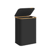 Laundry Basket - 140L - Oxford Fabric - 2 Compartments - Foldable
