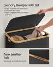 Laundry Basket - 140L - Oxford Fabric - 2 Compartments - Foldable