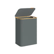 Laundry Basket - 140L - Oxford Fabric - 2 Compartments - Foldable