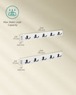 Set of 2 Wall-Mounted Coat Racks – Metal and Wood – Cloud White – Space-Saving Design with Shelf and 5 Double Hooks