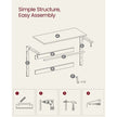 Coat Rack – Wood – Oak and White – Wall Mounted with 10 Removable Hooks and Shelf