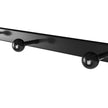 Coat Rack Shelf – Wood and Metal – Rustic Brown and Black – Wall Mounted with 5 Hooks and Hanging Rail