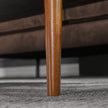 Coffee Table – Wood – Rustic Brown – Storage Drawer and Open Compartment