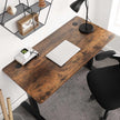 Writing Desk Top – MDF – Rustic Brown – Electric Standing Desk Compatible with Rounded Corners and Smooth Edges