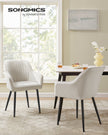Dining Chair – Velvet – Grey – Upholstered with Armrests and Metal Legs
