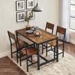 Dining Chair Set of 2 – Steel Frame – Industrial Style – Versatile for Dining Room, Living Room, Kitchen