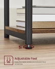 2-Tier End Table – Steel – Industrial Style – Set of 2