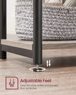 2-Tier End Table – Steel Frame – Industrial Style – Set of 2