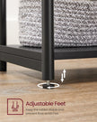 2-Tier End Table – Steel Frame – Industrial Style – Set of 2