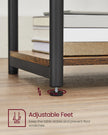 3-Tier End Table – Steel Frame – Industrial Style – Versatile for Living Room, Bedroom, Home Office