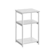 Bedside Table – Steel Frame – Industrial Style – 3-Tier Design