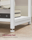 Bedside Table – Steel Frame – Industrial Style – 3-Tier Design