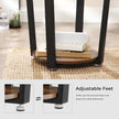 Round Sofa Table – Iron – Rustic Brown – Stable Industrial Design
