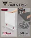 Bedside Table – MDF – Matte White and Cappuccino Beige – Toolless Assembly with 3 Storage Drawers