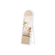 Full Length Mirror – MDF – Cloud White – Irregular Wavy Design with Stand