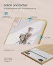 Full Length Mirror – Aluminium Alloy – Pale Gold – Rectangle with Stand 160 x 50 cm