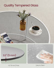 Round Coffee Table – Tempered Glass – Gold – Stable Metal Frame
