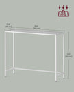 Console Table – Tempered Glass – Modern – Adjustable Legs