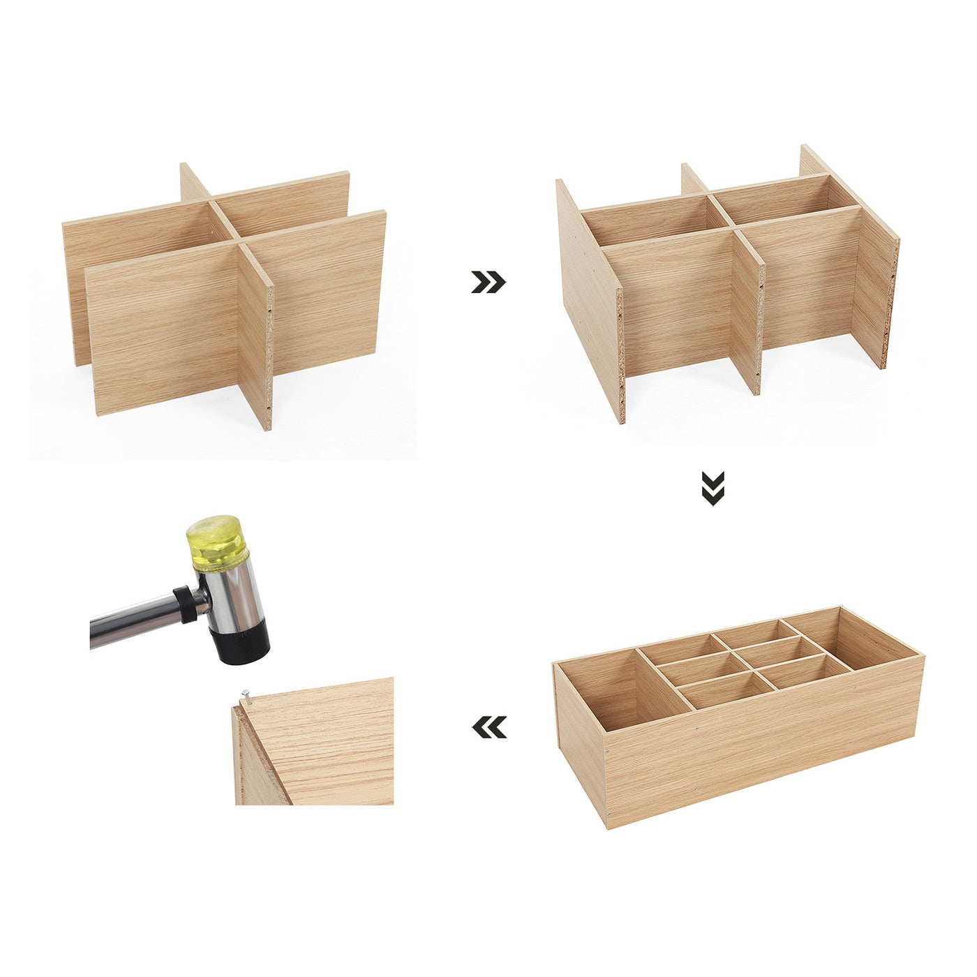Shoe Bench – Wooden – White – 10 Compartments with Seat Cushion