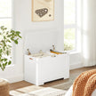 Storage Bench – MDF – White – Large Capacity for Shoes and Toys