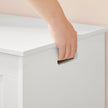 Storage Bench – MDF – White – Large Capacity for Shoes and Toys