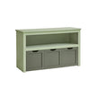 Toy Storage – Wood – Laurel Green – Mobile Unit with 3 Drawers