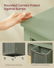 Toy Storage – Wood – Laurel Green – Mobile Unit with 3 Drawers
