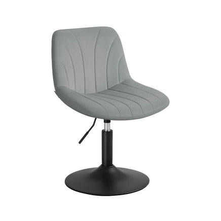 Dressing Table Chair - Adjustable Height - Foam and Fabric - 360° Swivel - Backrest Support