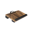 Lap Desk – Wood – Rustic Brown – With Handle and Cushion, Phone and Tablet Slot, 55 x 37 x 12 cm