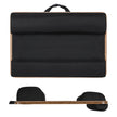 Lap Desk – Wood – Rustic Brown – With Handle and Cushion, Phone and Tablet Slot, 55 x 37 x 12 cm