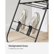 Foldable Clothes Airer – Stainless Steel – Black – 16 Metre Drying Space