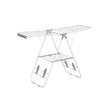 Foldable Clothes Airer – Stainless Steel – White and Grey – 16 Metre Drying Space