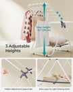 Laundry Airer – Metal – Cloud White – Foldable 2-Level Design, Space-Saving