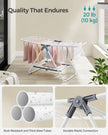 Laundry Airer – Metal – Cloud White – Foldable 2-Level Design, Space-Saving