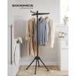 Clothes Drying Rack – Stainless Steel – Silver – Foldable and Space-Saving with 3 Arms