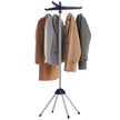 Clothes Airer – Stainless Steel – Silver – Space-Saving with 3 Rotatable Arms