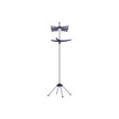 Folding Clothes Drying Rack – Stainless Steel – Blue and Silver – 3 Rotatable Arms, Indoor Use