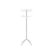 Clothes Drying Rack – Stainless Steel – White and Silver – 3 Rotatable Arms, 4-Leg Indoor Folding Design, 183 cm High