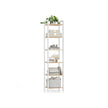 6-Tier Bookshelf – Engineered Wood – Rustic Brown and Black – Open Storage Shelving