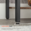 Large Bookshelf – Metal – Rustic Brown and Black – 14 Storage Shelves, Industrial Style